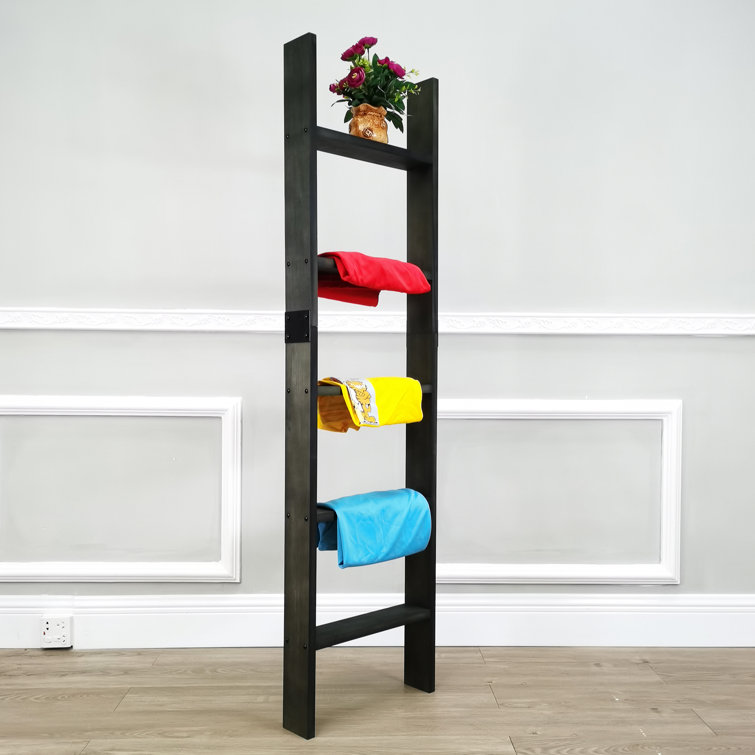 Leaning discount decorative ladder